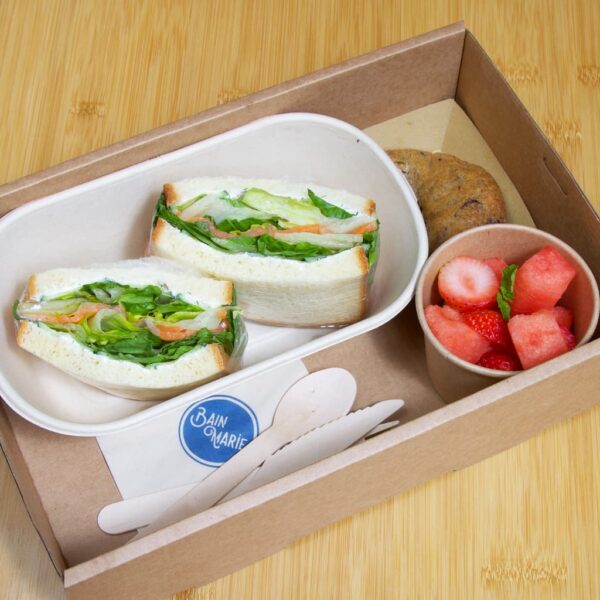 salmon sandwich box